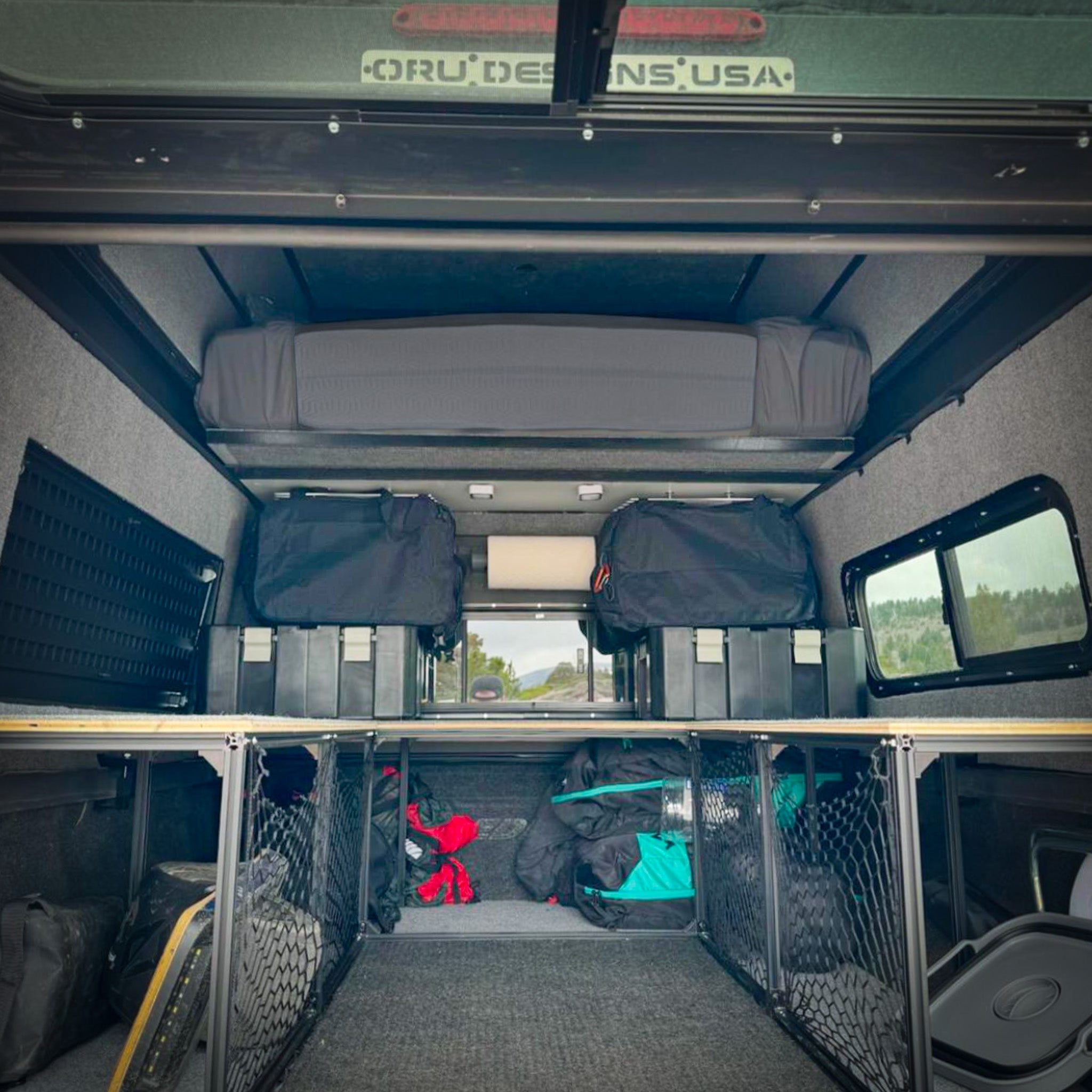 Oru Bruin Camper storage solutions for duffels