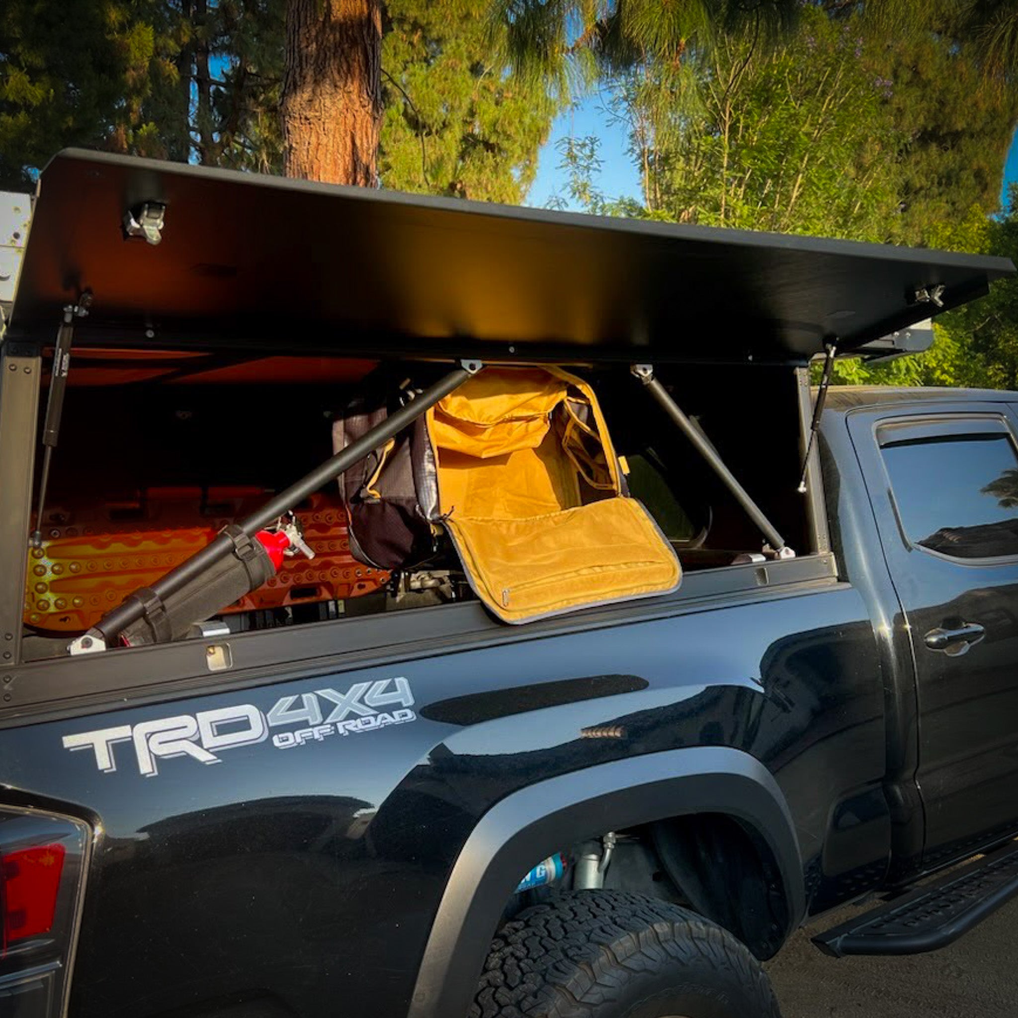 Go Fast Camper storage solutions for camping gear