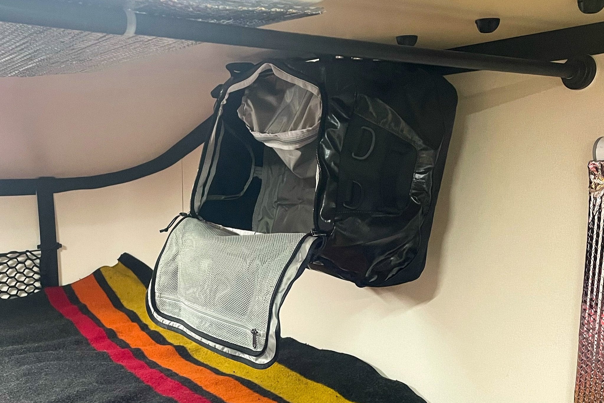 LoftLockers are among the best overland accessories for organizing truck and camper shell storage