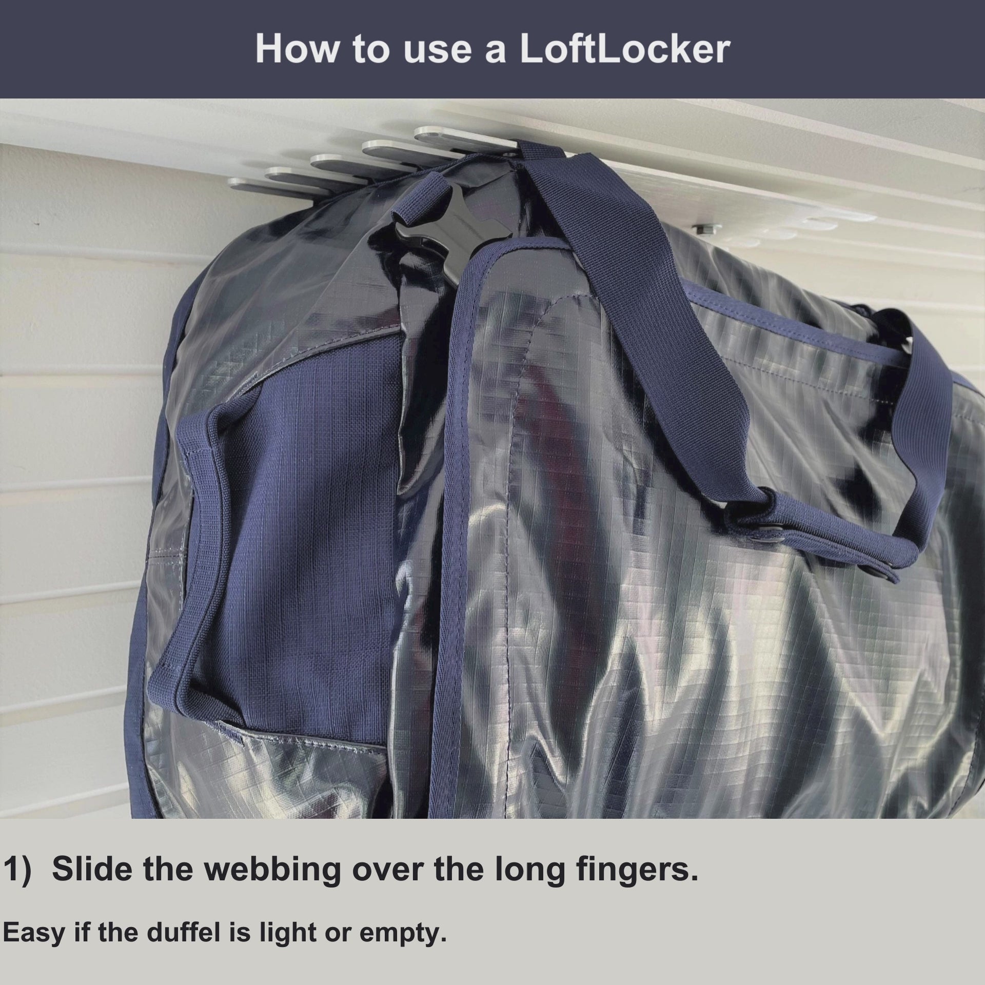 How to use LoftLockers as van wall mount storage.