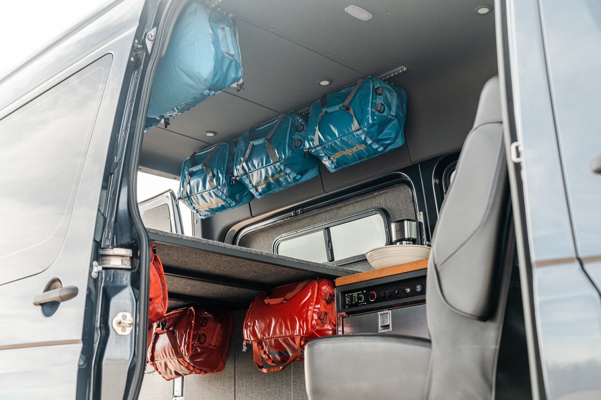 LoftLockers Install baggage in a van for easy storage